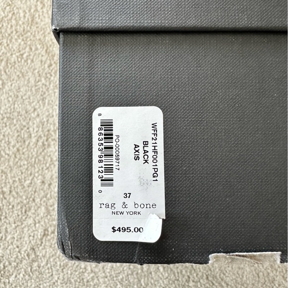 NEW Rag & Bone Axis Boot Black Size 37 - Picture 4 of 7